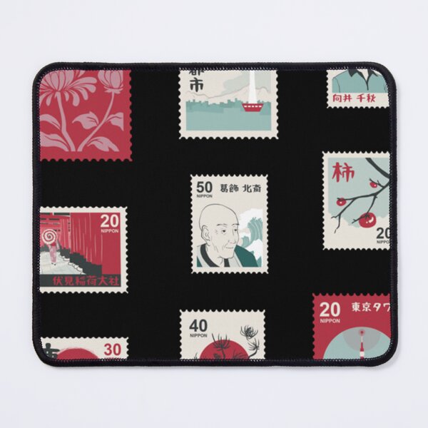 Item preview, Beautiful Japanese Stamps  Pack - Black Version   designed and sold by PerllaDesigns.