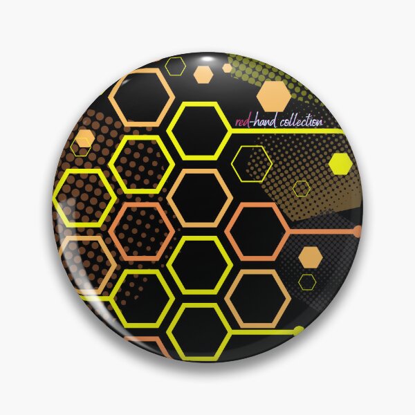 Aperçu de l'œuvre Collection d'hexagones jaunes créée et vendue par Red-Hands.