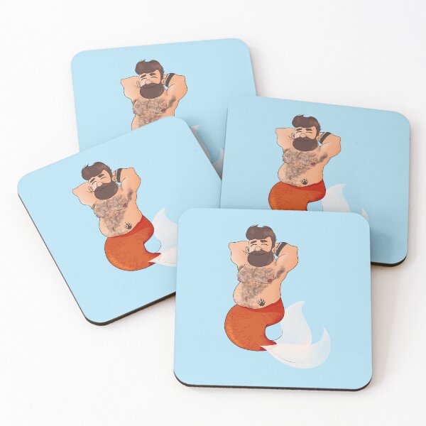 Item preview, Colorful and Whimsical Gay Bear Merman Products to Celebrate Diversity designed and sold by ItalianCub.