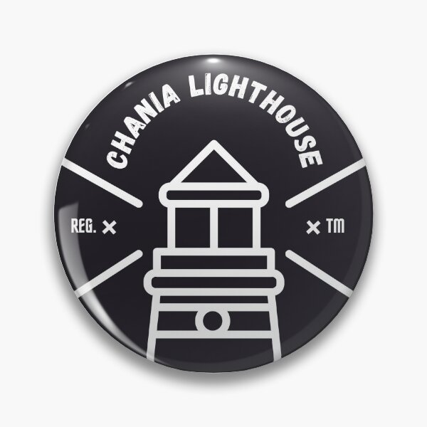Item preview, Chania Lighthouse in Crete, Greece, Europe - Vintage Logo designed and sold by Vintage-TM.