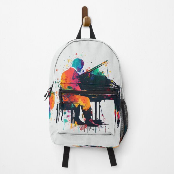 Item preview, Colourful Pianist Playing Piano designed and sold by LifeRide.