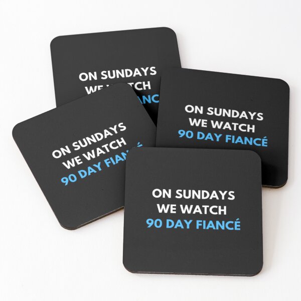 Item preview, On Sundays We Watch 90 Day Fiance | Dark Background designed and sold by embaarc.