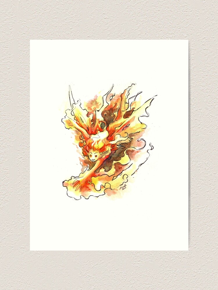 Alternate view of The Fierce Fairy Art Print