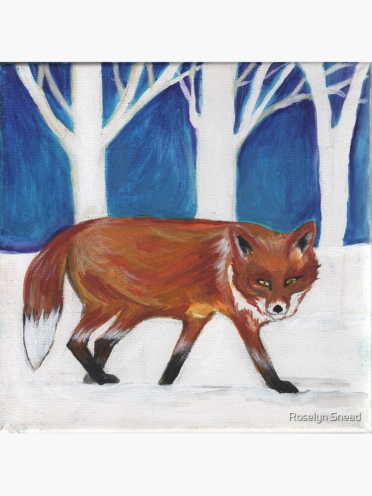 Thumbnail 3 of 3, Photographic Print, Fox in snow designed and sold by Creative1927.