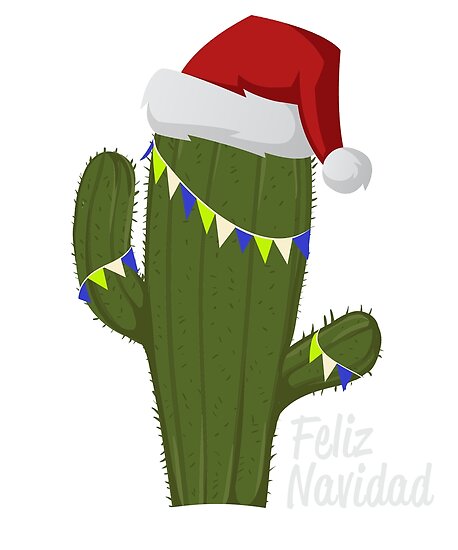 dancing cactus feliz navidad