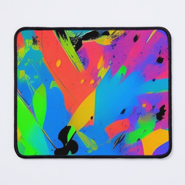 Item preview, Bright Bold Colorful Abstract Paint Splatter designed and sold by CattlettArt.