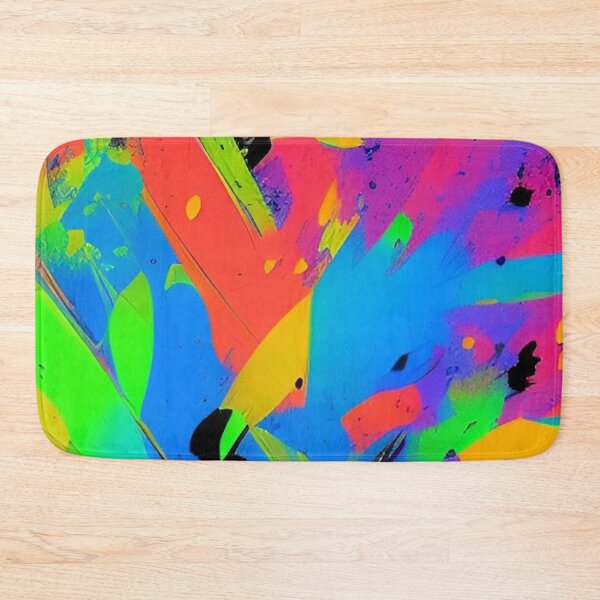 Item preview, Bright Bold Colorful Abstract Paint Splatter designed and sold by CattlettArt.