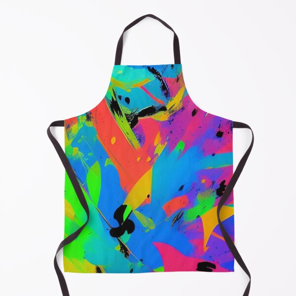 Item preview, Bright Bold Colorful Abstract Paint Splatter designed and sold by CattlettArt.