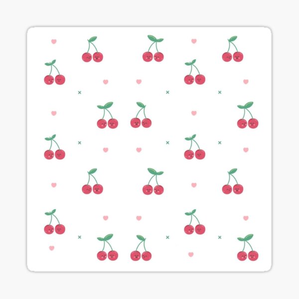 Vista previa del artículo con la obra «cherries Heart», diseñado y vendido por Shop-Style88.