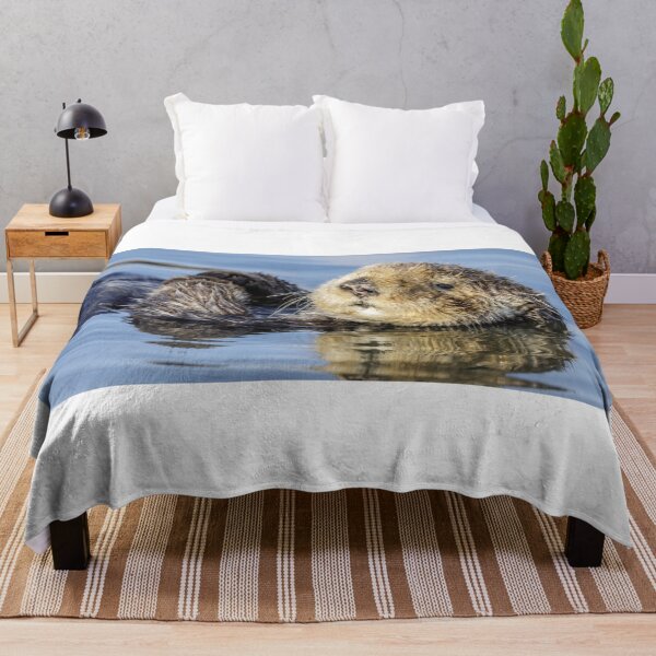 Item preview, Curious Sea Otter Floating on Water designed and sold by yhelfman.
