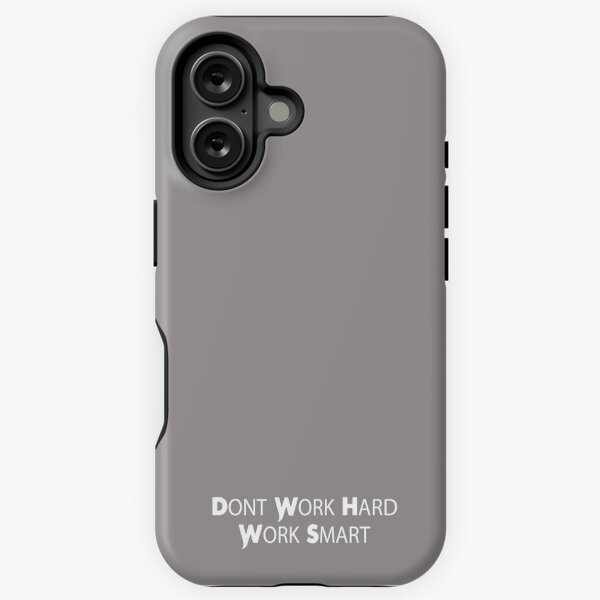 Vista previa del artículo con la obra «Dont Work Hard Work Diseño de cita motivacional inteligente», diseñado y vendido por RiyonArts.