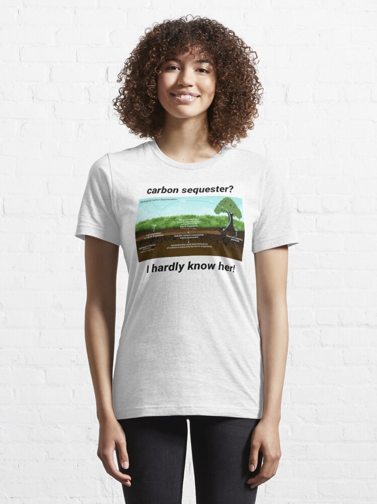 Disover Carbon Sequester? I hardly know her | Essential T-Shirt 