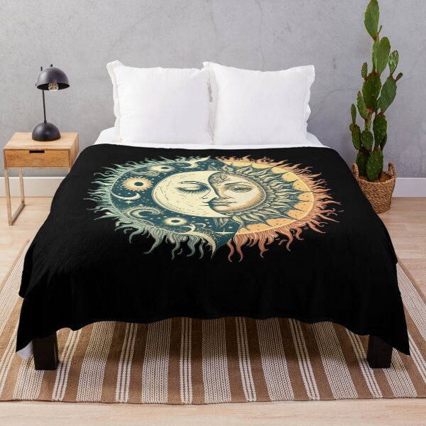Item preview, Ages of Astrology: Antique Sun and Moon Vintage Graphic designed and sold by RetroZ0.