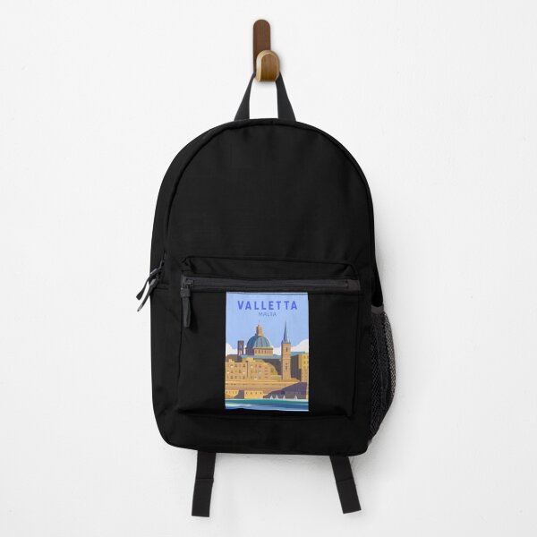 Item preview, Valletta Malta Travel Vintage Art designed and sold by KrisSidDesigns.