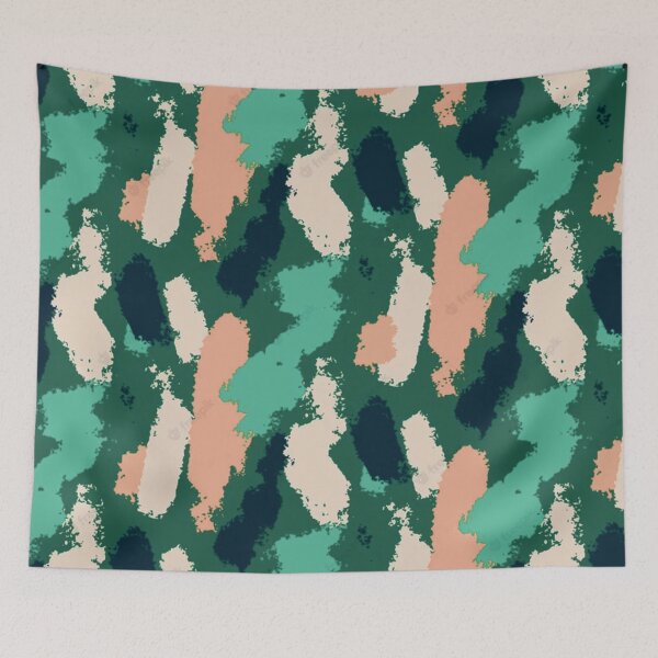 Item preview, Camouflage Bright Seamless Pattern Abstract Silhouettes And Light Colors Simple designed and sold by Casanova7000.