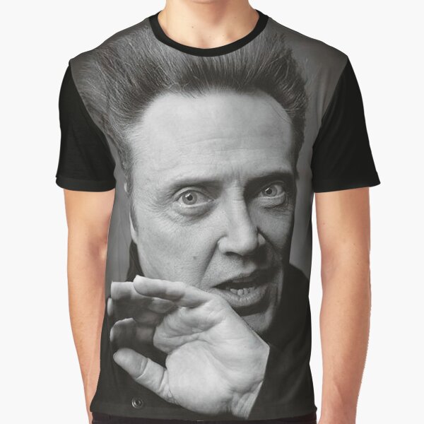 Christopher Walken Intimidation Portrait Graphic T-Shirt
