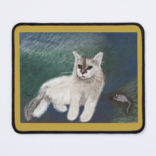 Item preview, Cat and Toy Mouse designed and sold by TechLaughs.