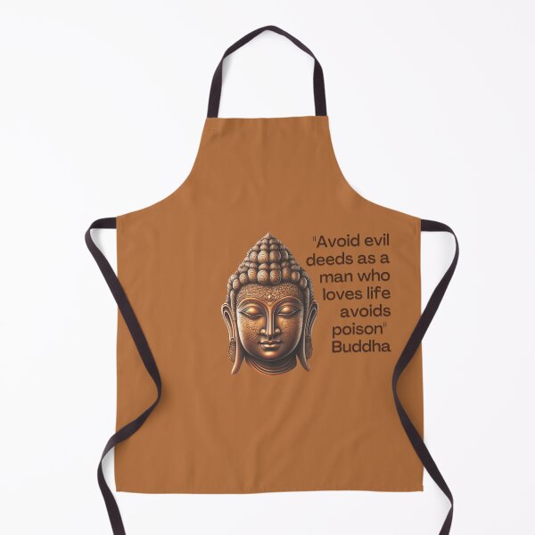 Item preview, Buddha - Avoid evil deeds as a man who loves life avoids poison designed and sold by RetComly.