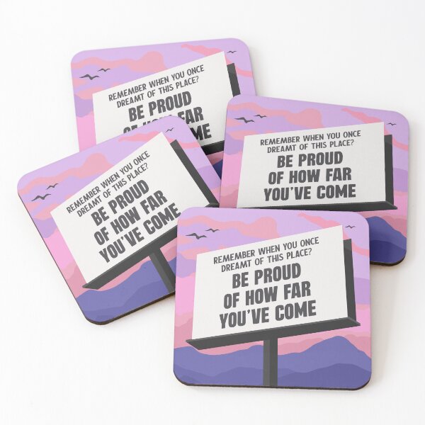 Item preview, Be Proud Of How Far You've Come Positivity designed and sold by dailycake.
