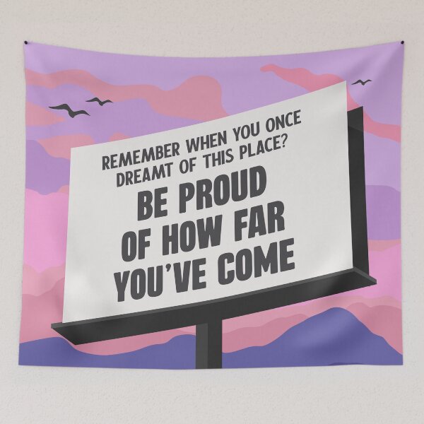 Item preview, Be Proud Of How Far You've Come Positivity designed and sold by dailycake.