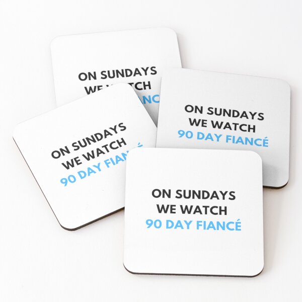 Item preview, On Sundays We Watch 90 Day Fiance | Light Background designed and sold by embaarc.