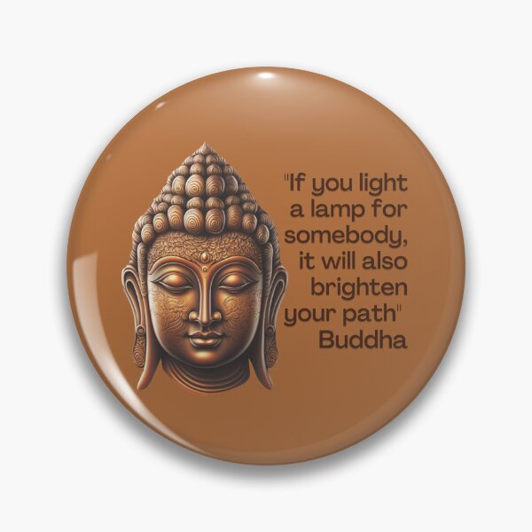 Item preview, Buddha - If you light a lamp for somebody, it will... designed and sold by RetComly.