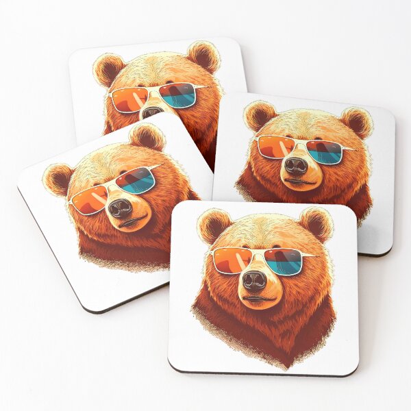 Item preview, Fun Glasses Bear designed and sold by Prilidiarts.