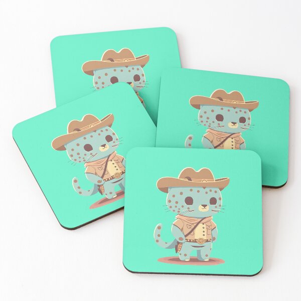 Item preview, Cute Jaguar Cowboy(Transparent) designed and sold by pastelcountrytx.