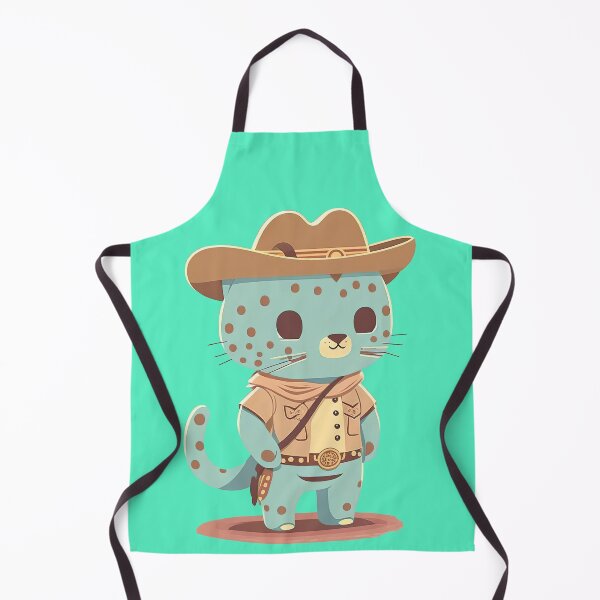 Item preview, Cute Jaguar Cowboy(Transparent) designed and sold by pastelcountrytx.