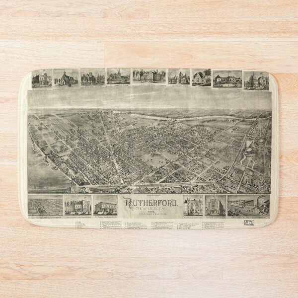 Item preview, Rutherford, New Jersey (1904) designed and sold by allhistory.
