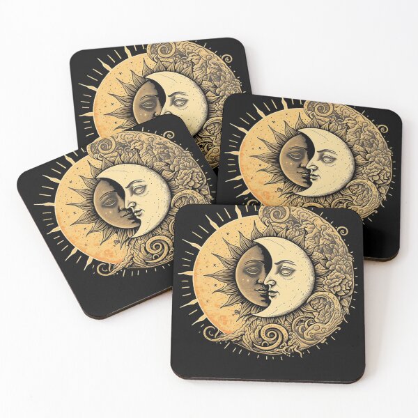 Item preview, Mystical Memento: Vintage Sun and Moon designed and sold by RetroZ0.