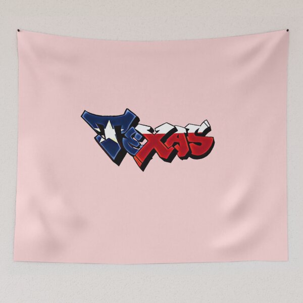 Item preview, Texas Annexation Flag Graffiti - Pink designed and sold by Dude  Stuff.