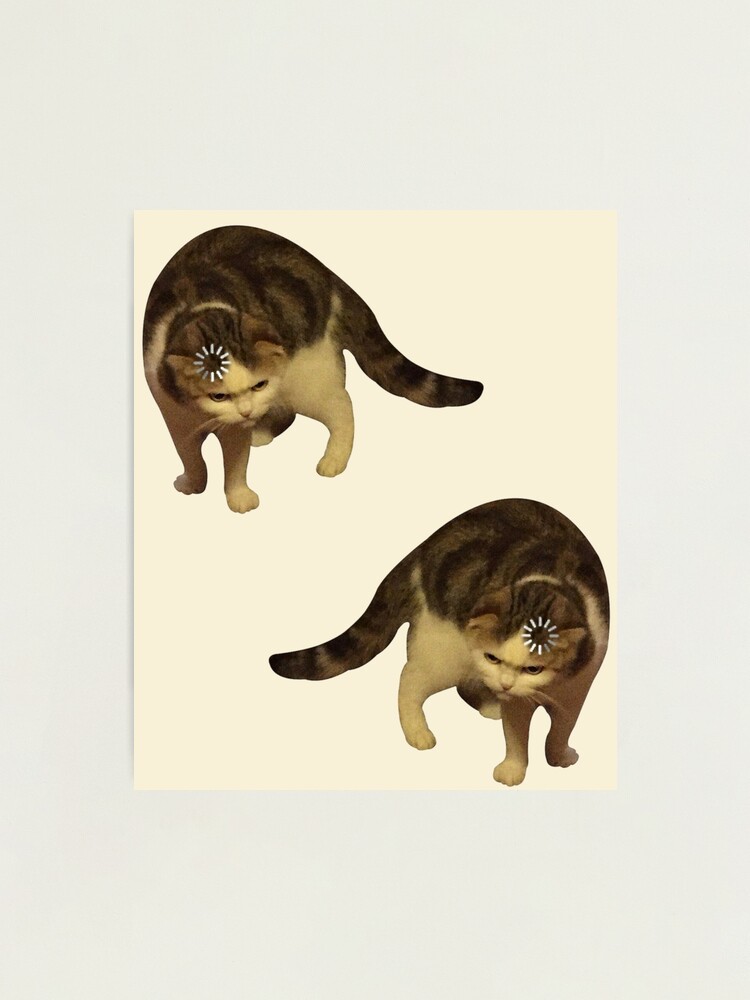 Cat loading icon meme Canvas Print for Sale by Goath