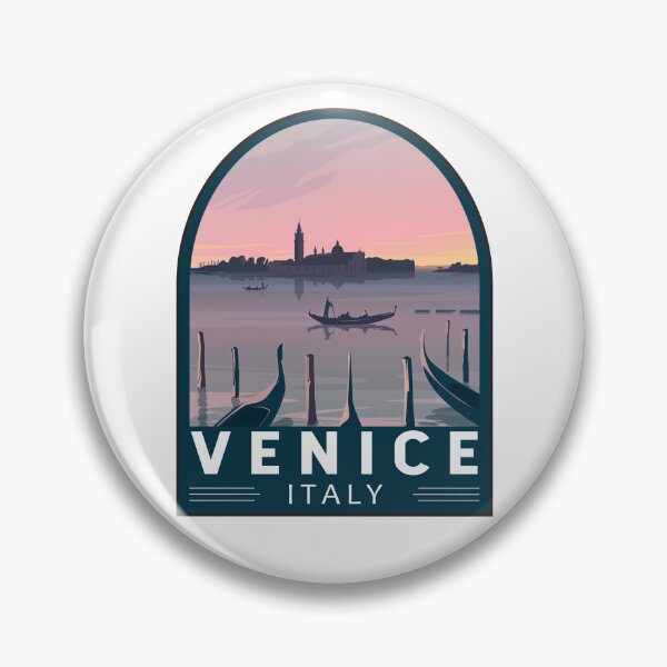 Item preview, Venice Italy Travel Retro Emblem designed and sold by KrisSidDesigns.