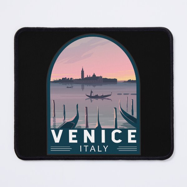 Item preview, Venice Italy Travel Retro Emblem designed and sold by KrisSidDesigns.