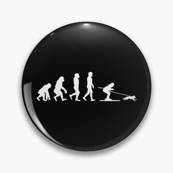 Item preview, Dog Skijoring Skiing Winter Sport Evolution designed and sold by CuteDesigns1.