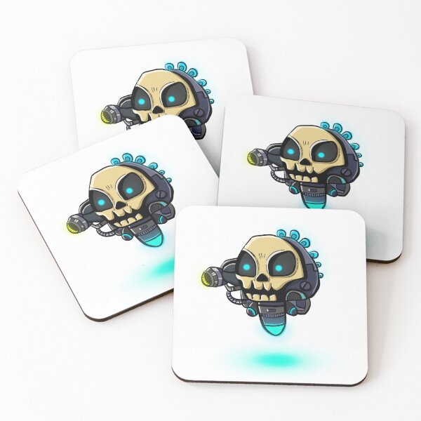 Item preview, cute firing skull designed and sold by Rook-art.
