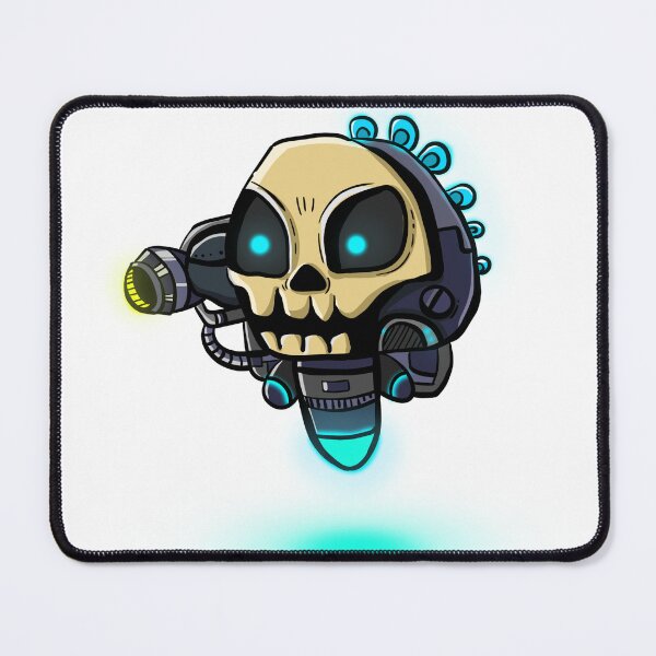 Item preview, cute firing skull designed and sold by Rook-art.