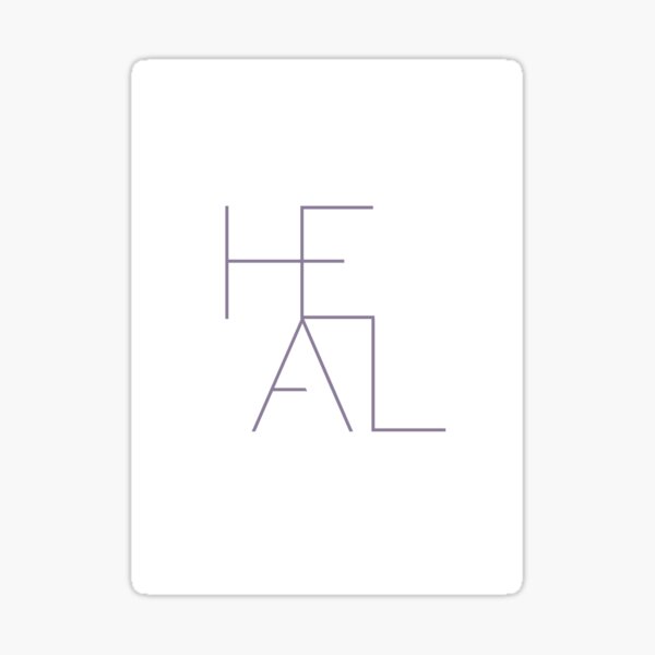 Heal Home Decor Sticker