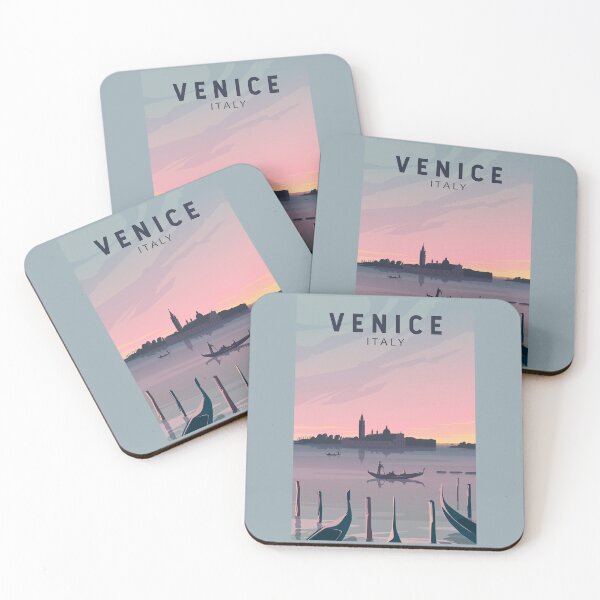 Item preview, Venice Italy Travel Vintage Art designed and sold by KrisSidDesigns.