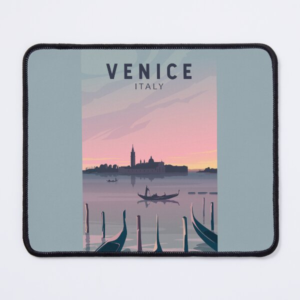 Item preview, Venice Italy Travel Vintage Art designed and sold by KrisSidDesigns.