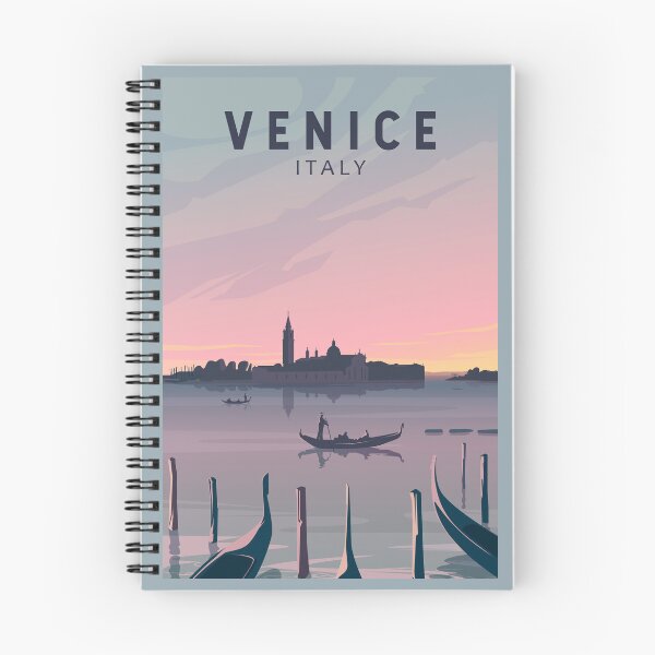 Item preview, Venice Italy Travel Vintage Art designed and sold by KrisSidDesigns.