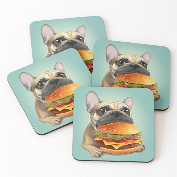 Item preview, This Cute French Bulldog Proves That Dogs Can Love Fast Food Just As Much As Humans! designed and sold by Collagedream.