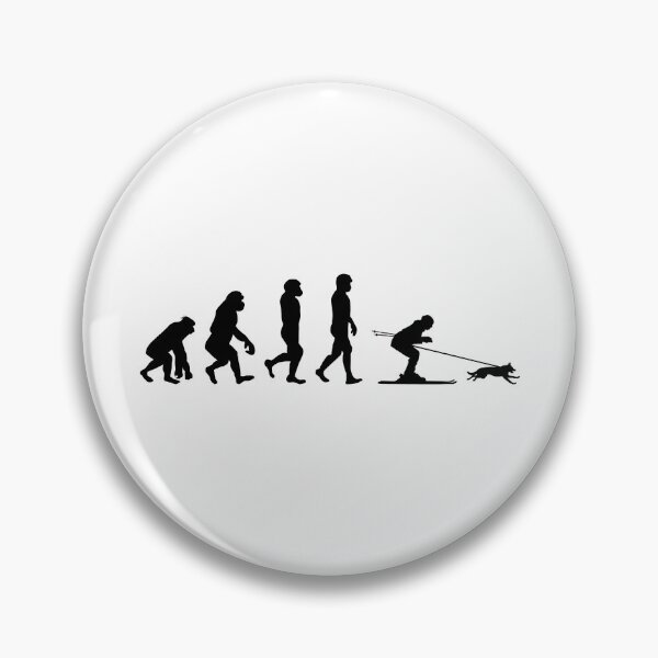 Item preview, Dog Skijoring Skiing Winter Sport Evolution designed and sold by CuteDesigns1.