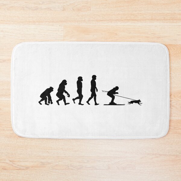 Item preview, Dog Skijoring Skiing Winter Sport Evolution designed and sold by CuteDesigns1.