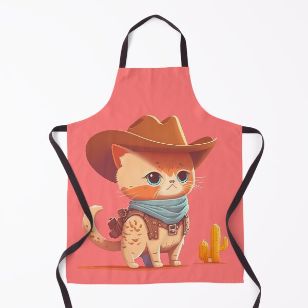 Item preview, Cute Kitten Cowboy(Transparent) designed and sold by pastelcountrytx.