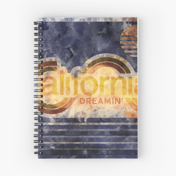 Aperçu de l'œuvre California Dreamin 'Aquarelle Retro Sun créée et vendue par sublimepw.