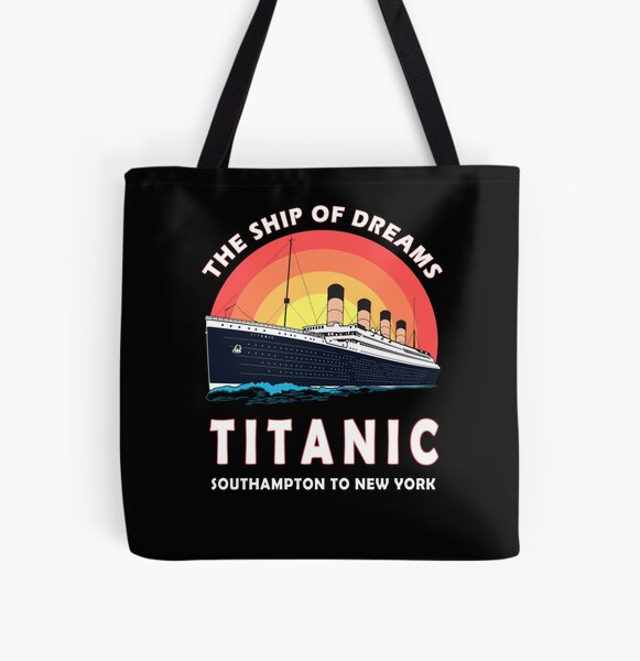 Cruise theme tote bag with rhinestone design