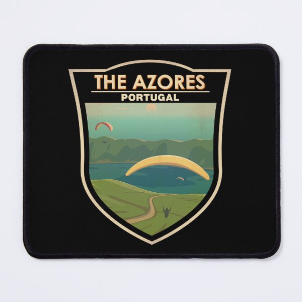 Item preview, The Azores Portugal Travel Art Badge designed and sold by KrisSidDesigns.