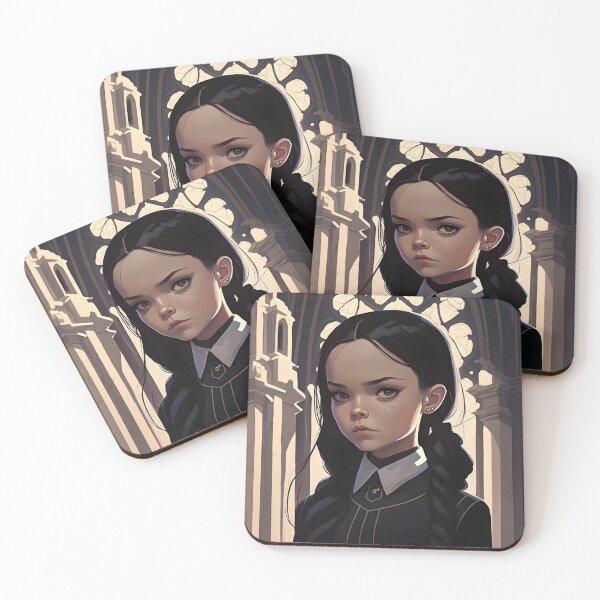 Item preview, Wednesday Addams, Ai-Generated Art, Netflix, Netflix Fun Art, Addams Family, Jenna Ortega,  designed and sold by Shkoln.
